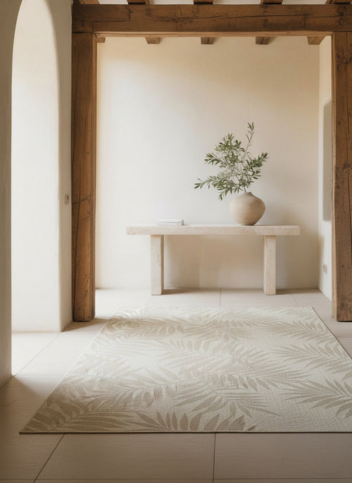 AFK Living vloerkleed Tulum - voor binnen en buiten - beige - 120 x 170 cm