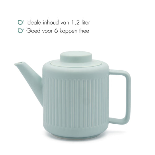 Bredemeijer - Theepot Skagen 1,2L lichtblauw - vtwonen shop