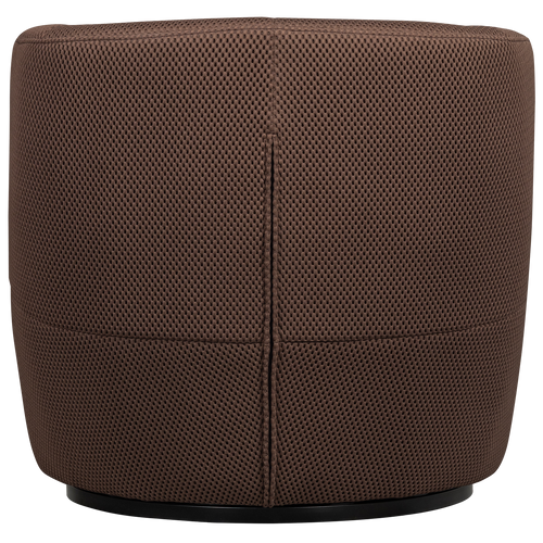 WOOOD draaibare fauteuil Serra - Mesh - Espresso - 68x70x77 - vtwonen shop