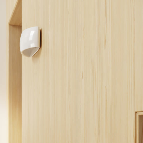 Sollux Lighting Gelakte wandlamp PONTIUS wit glans - 32x9x13,5cm