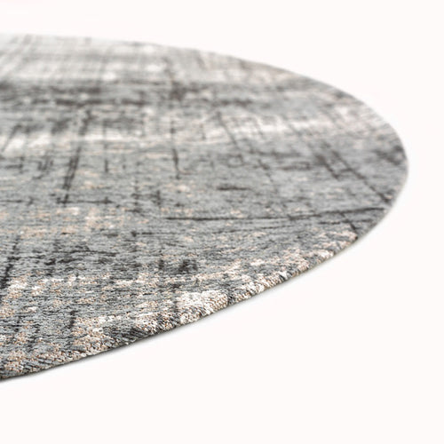 Louis De Poortere vloerkleed Jersey Stone - grijs - 240x240cm