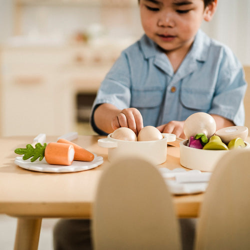 Petite Amélie Houten Speelgoed - Groente- en fruit set - Vanaf 3 jaar - vtwonen shop