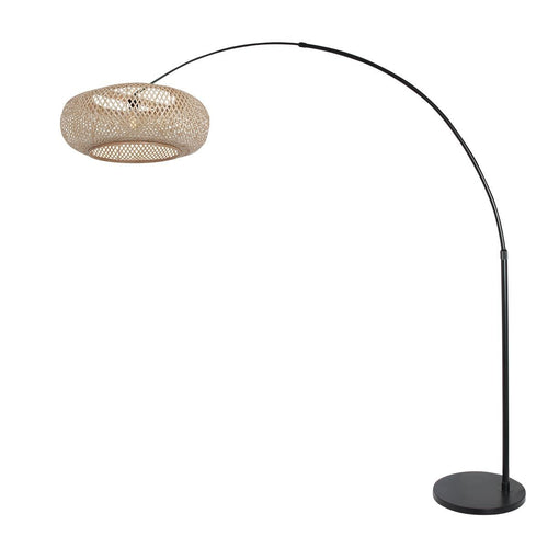 Steinhauer vloerlamp Sparkled - 1 lichts - 190x 230 cm - zwart beige - vtwonen shop