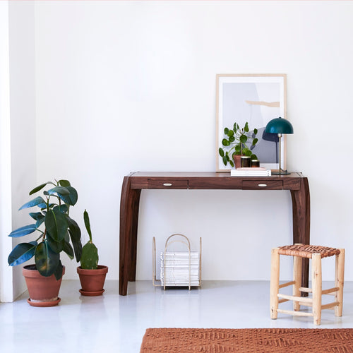 Tikamoon Bureau van massief palissander - Naturel - vtwonen shop