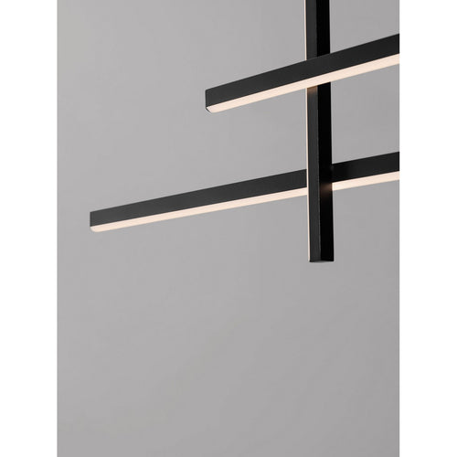 Nova Luce ANTAMA Hanglamp voor aan het plafond, Sandy Black Triac dimbare LED 40W 1200lm 3200K