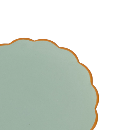 Urban Nature Culture Good Morning bord Sculpted - Celadon - Ø 17cm