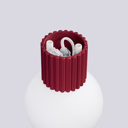 Sollux Lighting Wandlamp HALO bordeaux IP44 - 12x17x12cm