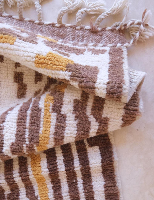 AFK Living vloerkleed Berber - handgemaakt - Wol - 185 x 256 cm