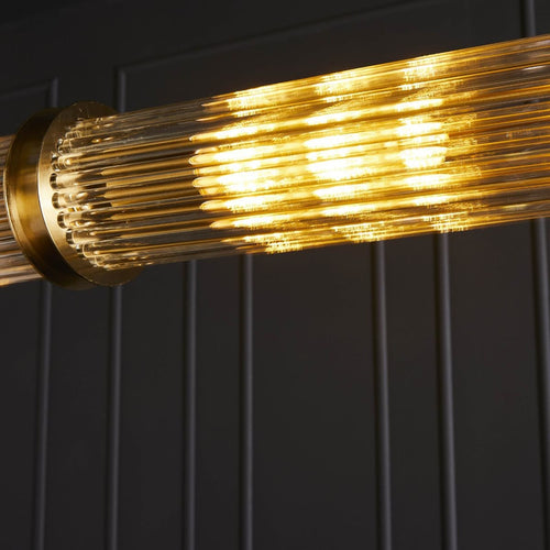 Signature - Dubbele glazen metalen ophangbuis - Grijs - 120x0x120 cm