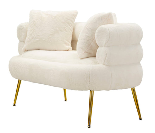 Mauro Ferretti 2-zitsbank - 133x68x69 cm - wit