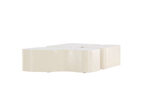 Rebellenclub Salontafel Sahale - 92 x 70 cm - Beige