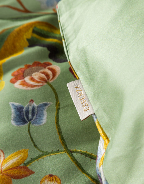 Essenza Rosanella dekbedovertrek - Lits-Jumeaux - 240x200/220 cm - Basil green