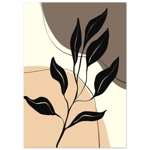 Artfulprints Poster Boho – Graphic nature   - A4 21x29.7 cm - Meerkleurig