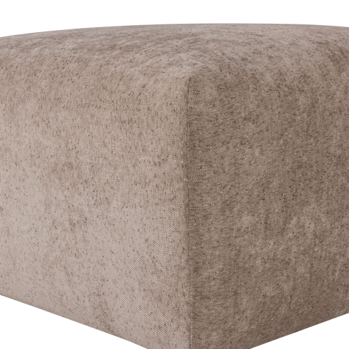 WOOOD hocker slub Umina - Chenille - Naturel