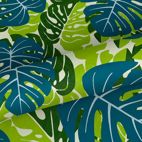 Walls4You behang palmbladeren groen - 53 cm x 10 m - 640159