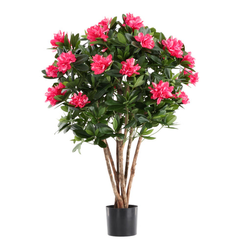 Maxifleur Rhododendron Kunstplant Deluxe 115cm Cerise