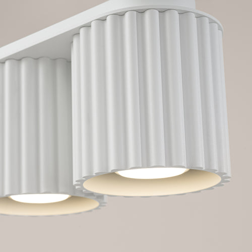 Sollux Lighting Plafondlamp AURA 2 wit GU10 - 21x10x12cm