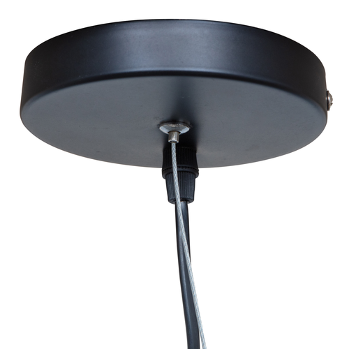 WOOOD hanglamp Holly - Zwart/naturel - 75x53x53 - vtwonen shop