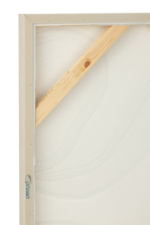 J-Line schilderij Nog - canvas/dennenhout - wit - 3 stuks - vtwonen shop