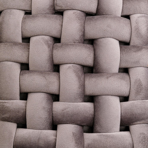 Kare Design Bank Weave fluweel grijs
