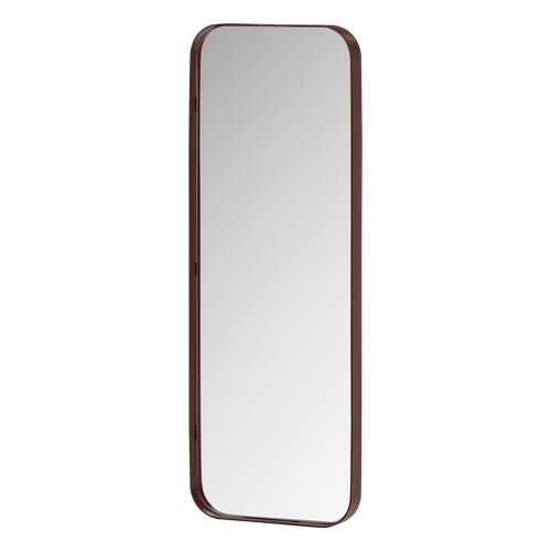 WOOOD spiegel Doutzen - Metaal - Bordeauxrood - 110x40x5