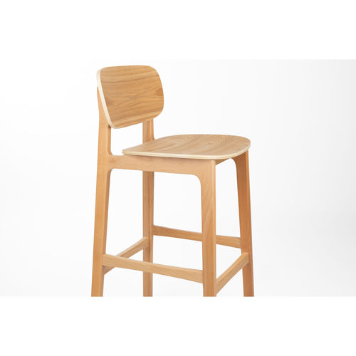 Zuiver Fleur Barkruk Hout Beige