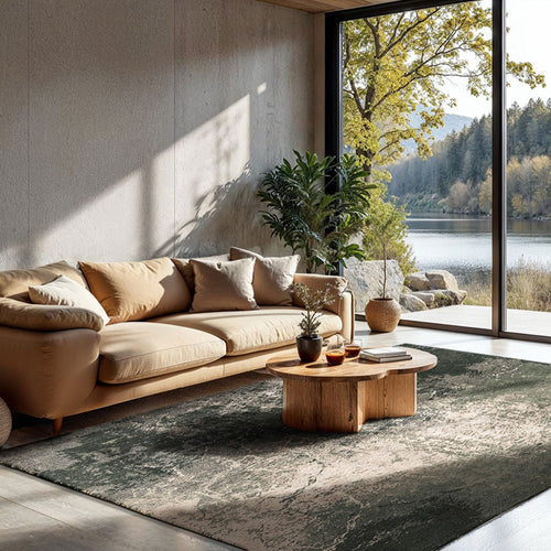 Louis De Poortere vloerkleed Dark Pine - groen - 140x200cm - vtwonen shop