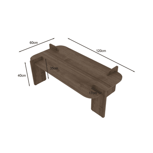 Calicosy - RIVE Salontafel - Naturel - 120x60x35 cm
