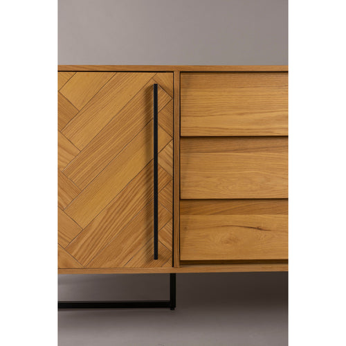 Dutchbone Class Dressoir Hoog Eikenhout Bruin - vtwonen shop