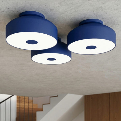 Sollux Lighting Plafondlamp OMIQ ultramarijn - 30x30x15cm