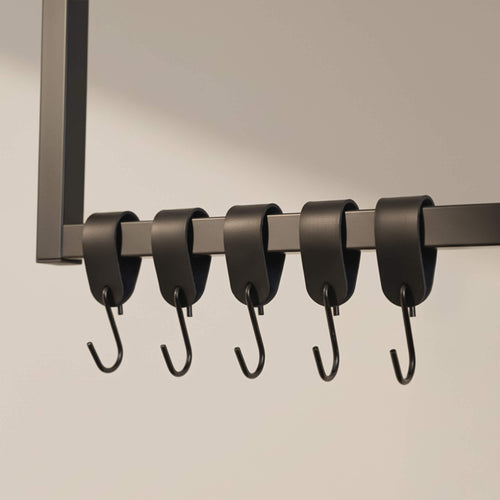 HOME DELUXE - SWAY kapstok - inclusief hangers en haken - kleur: zwart