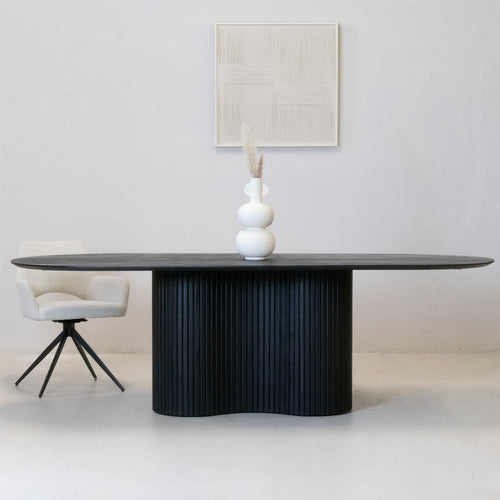 Giga Meubel Eettafel Ava - Ovaal - Mangohout - 300cm