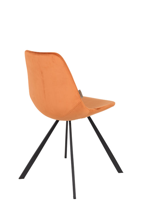 Dutchbone Franky Eetkamerstoelen Oranje - Set van 2 - vtwonen shop