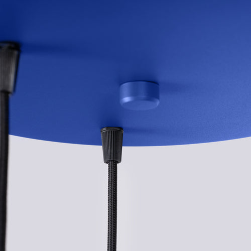 Sollux Lighting Hanglamp ESTRIA 3P wit/ultramarijn - 30x30x120cm