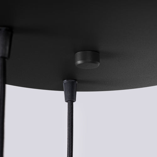 Sollux Lighting Hanglamp HALO 3P zwart - 25x25x125cm