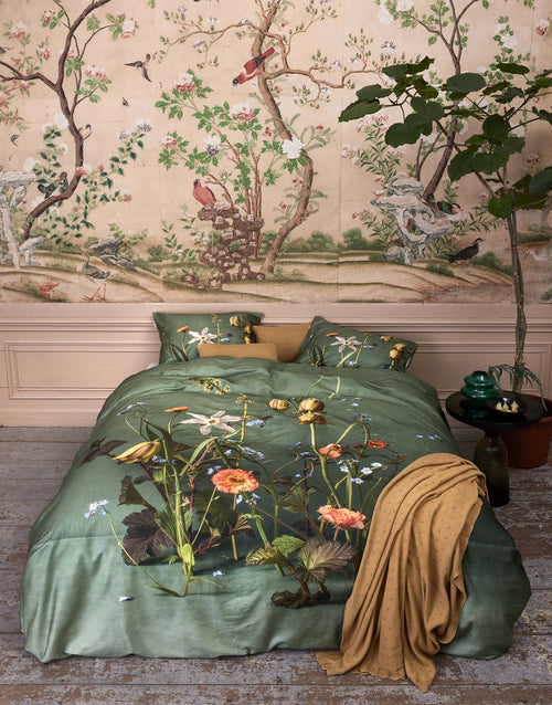 Essenza Ficaria dekbedovertrek - Lits-Jumeaux - 240x200/220 cm - Greenish
