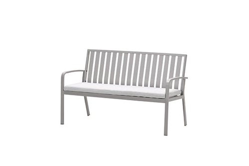 Pisa parkbank - aluminium - taupe - valley sand - vtwonen shop