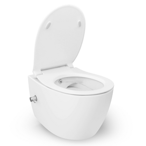 Isvea Wc Toilet Badkamer Hangend Bidet Wit Inclusief Softclose Toiletbril - vtwonen shop