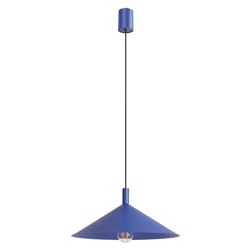 Sollux Lighting Hanglamp NOX 40 ultramarijn - 40x40x135cm