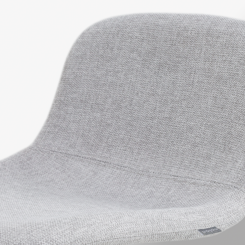 Nolon Nino-Mats Barkruk Lichtgrijs - Zwart Onderstel - 65 cm - vtwonen shop