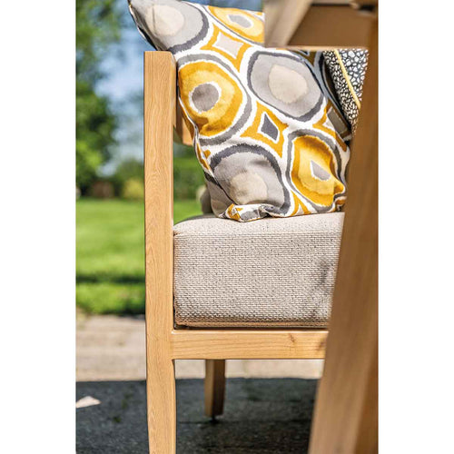 Carrara lounge-diningset - 5-dlg. - light teaklook - sand – Centostone - vtwonen shop