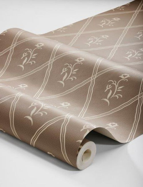 Borastapeter behang bloemen bruin - 53 cm x 10.05 m - 660840 - vtwonen shop