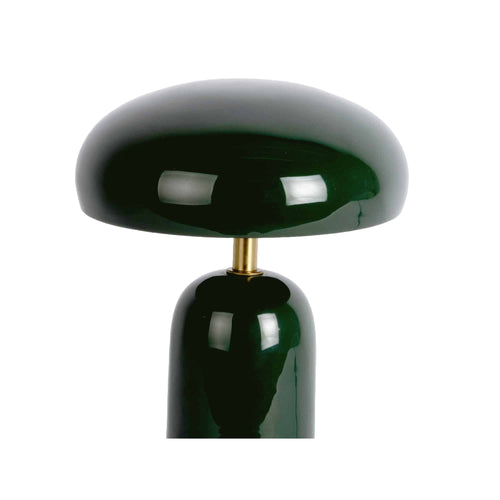 Leitmotiv tafellamp Catania Mushroom - groen - Ø17.5cm