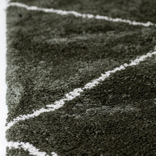 Interieur05 Berber vloerkleed hoogpolig Groen/Cream - scandinavisch - nea - 160 x 230 cm - vtwonen shop