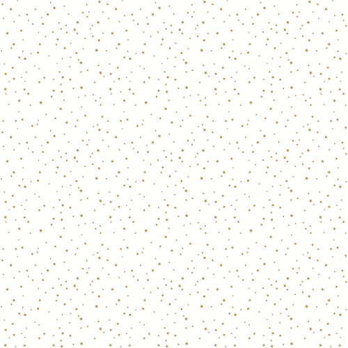 Sanders & Sanders behang sterretjes wit en goud - 53 cm x 10 m - 640298