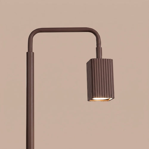 Sollux Lighting Vloerlamp RAYO 1 bruin - 30x30x160cm