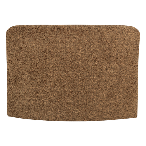 WOOOD eetbank hoek met rugleuning Mojo Base - Wollig - Honinggeel - 83x80x80