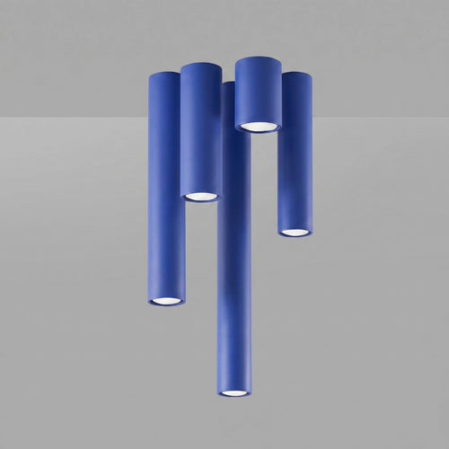 Sollux Lighting Plafondlamp LAGOS 20 ultramarijn - 6x6x20cm