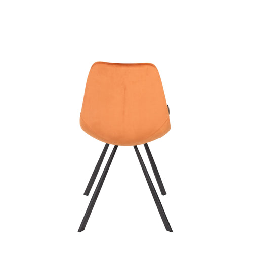 Dutchbone Franky Eetkamerstoelen Oranje - Set van 2 - vtwonen shop