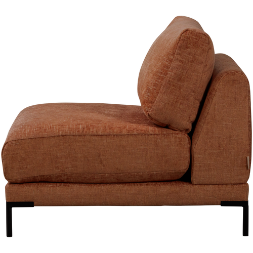 vtwonen loveseat bank element Couple - Polyester - Roest Melange - 89x100x100 - vtwonen shop